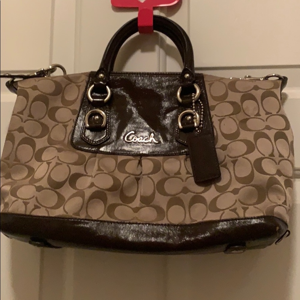 Coach Brown & Tan Handbag